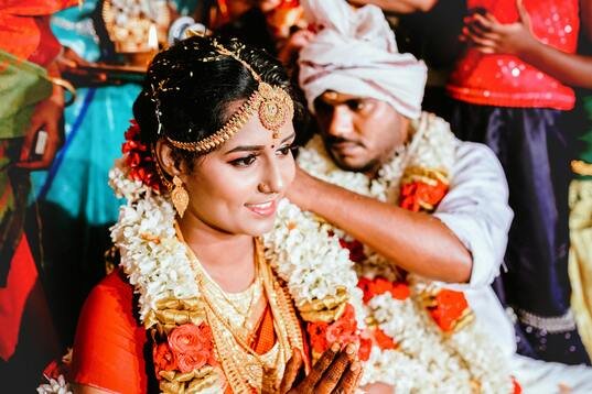 Mohan & Malar - Bride and Groom in Trichy