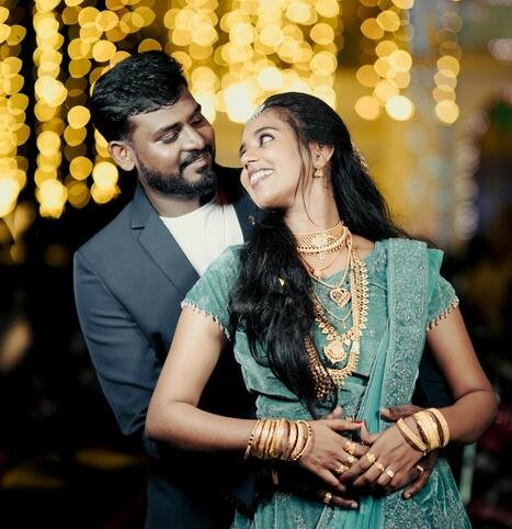 Arul & Meera - Bride and Groom in Theni